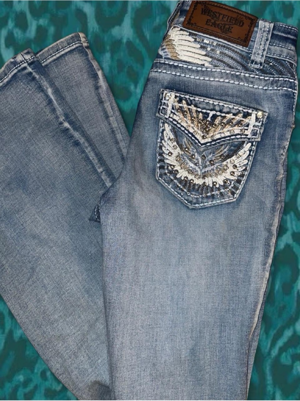 Westfield Embellished low rise Light Wash Women’s Jeans